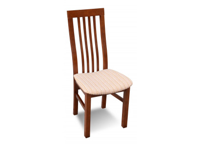 Židle hnědý design obývací pokoj jídelna dřevo židle čalounění nábytek nový