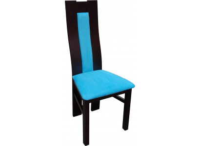 MASIVNÍ DŘEVĚNÁ ŽIDLE DŘEVO DESIGN MODRÁ ŽIDLE JÍDELNÍ ŽIDLE MODERNÍ DEKORATIVNÍ