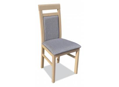 Jídelna 1 x židle křeslo souprava jídelních židlí dřevo potah sedák