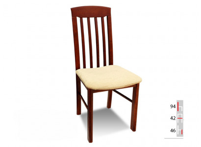 Masivní dřevěná židle, jídelní židle designéra, křeslo z kůže, židle, jídelní židle K05