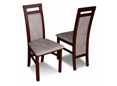 Luxus design čalouněný židle židle sedadlo záda masivní dřevo jídelna dřevo K75 NOVÝ