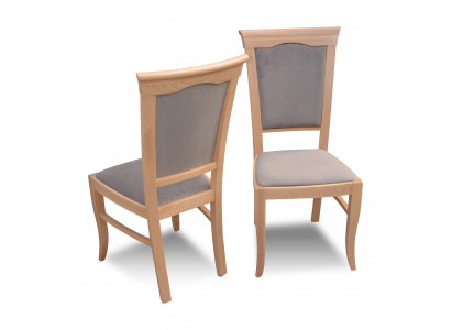 Luxus design čalouněná židle židle sedadlo opěrka kancelář jídelna masivní dřevo.