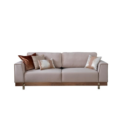 Luxusní sedací souprava 3+2+1 sedadlo křeslo pohovka potah nábytek Design 3 kusy.