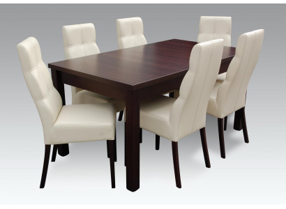 Jídelní souprava Jídelní stůl 6 x židle Set Set Garnitur Stůl Jídelní skupina 7dílná. Nové stoly