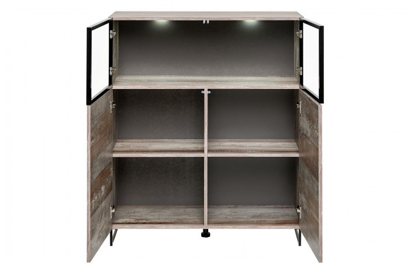 Výložní skříň Moderní styl Obývací pokoj Design Nábytek Dřevěná Skříň Nový Nábytek