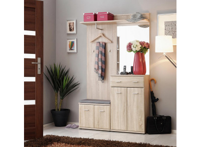 Design Moderní věšák na kabáty Luxus nábytek Dřevo chodba Nový