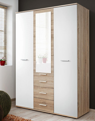 Šatník Design Luxus Skříň Moderní Styl Pokoj Nábytek Dřevo