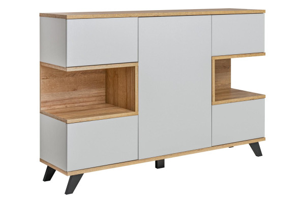 Moderní bílá komoda obývací pokoj Nová luxusní designová skříň nábytek dřevo