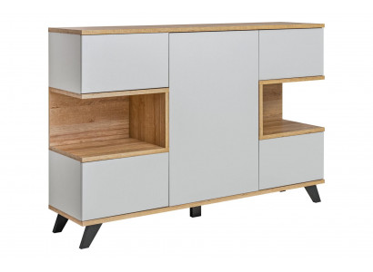 Moderní bílá komoda obývací pokoj Nová luxusní designová skříň nábytek dřevo
