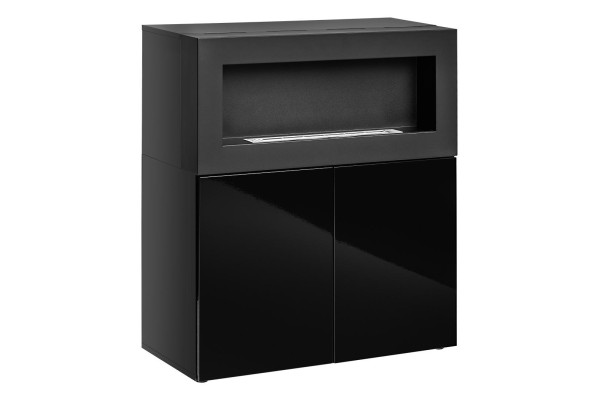 Komoda s vestavěným krbem Moderní designérská skříň obývací pokoj