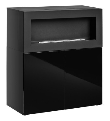 Komoda s vestavěným krbem Moderní designérská skříň obývací pokoj