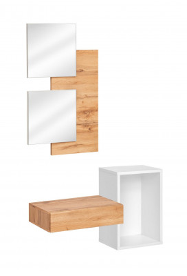 Designová sada 4 kusy Vybavení chodby Moderní designová závěsná police Nový nábytek