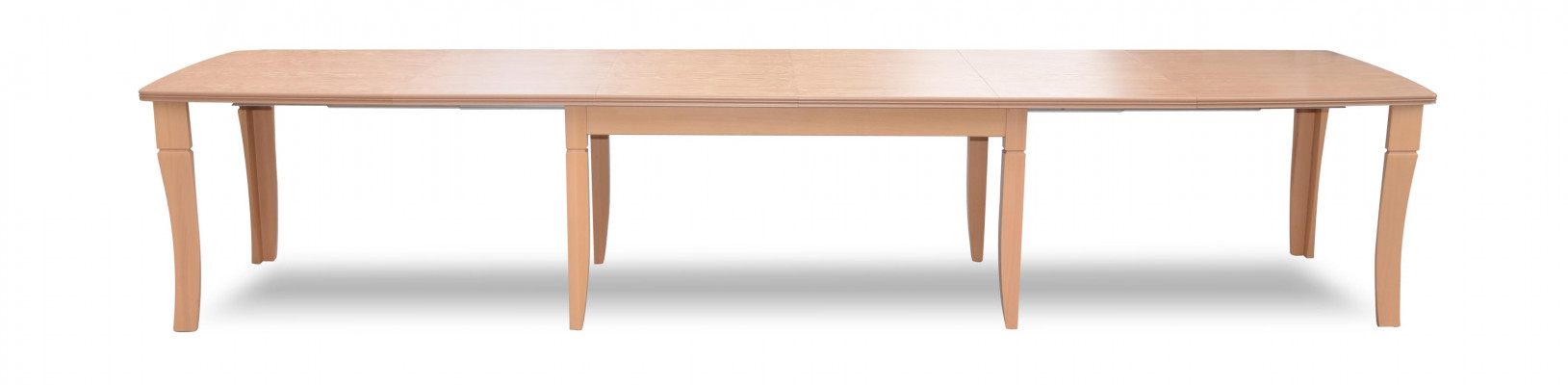 Jídelní stůl Pokoj Stoly Obývací xxl velký pokoj Dřevo Jídelní stoly Hnědá 100x160/400cm