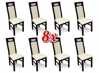 Design jídelní židle Set židle skupiny 8x souprava Nová Kompletní sedací souprava