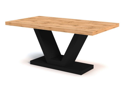 Jídelní stůl Stůl Luxus Jídelna Obývací pokoj Dřevo Design Stoly Nový 160 cm