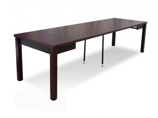 Stůl Jídelní stůl Dřevěný stůl XXL Konferenční stůl 90 x 90 cm Roztažitelný 90x240 cm