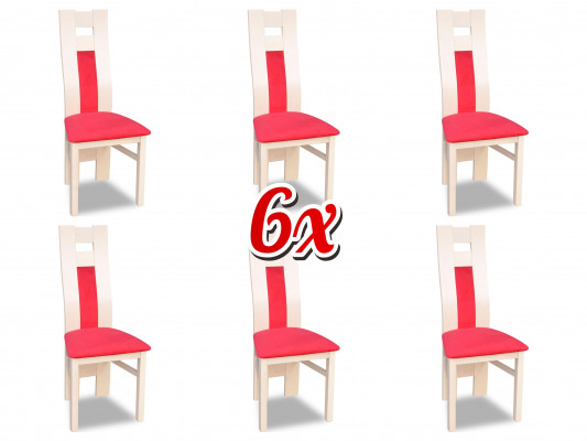 Skupina látkových židlí pro jídelnu restaurace. Sada 6 křesel, židle a židle s opěrkou. Nové.