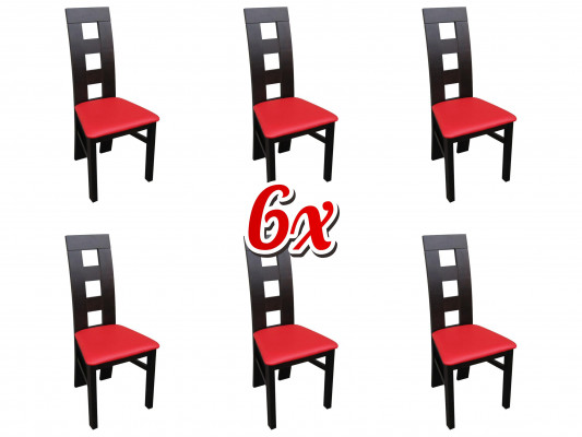 Design Set 6x křeslo židle SkupinaTextilní čalounění židlí Gastro jídelna látkové