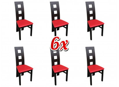 Design Set 6x křeslo židle SkupinaTextilní čalounění židlí Gastro jídelna látkové