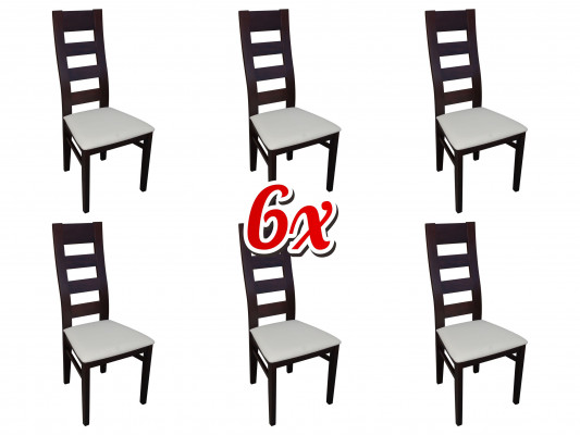 Skupina látek textilie Nová jídelna Restaurace Design židle 6x židle Set křesel