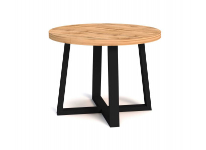 Kruhový jídelní stůl ze dřeva nábytek Moderní styl Nový.