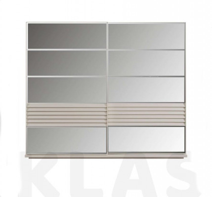 Designer šatní skříň šedá dřevěná skříň ložnice luxusní skříně