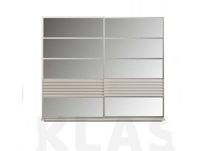 Designer šatní skříň šedá dřevěná skříň ložnice luxusní skříně