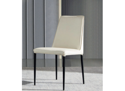 Bílá jídelní židle Designérské dřevěné židle Stylové moderní textilní židle