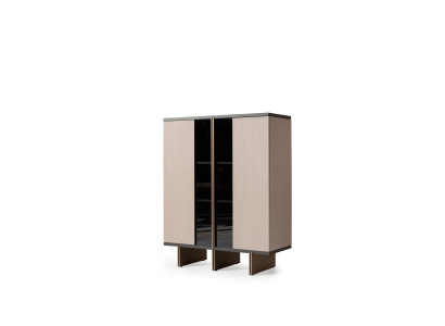 Minibar Vitrína Skříň Dřevo Obývací pokoj Vinný skříň Moderní