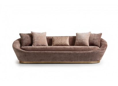 Tříosý nábytek 3 místný Beige luxusní látková pohovka gauč látková