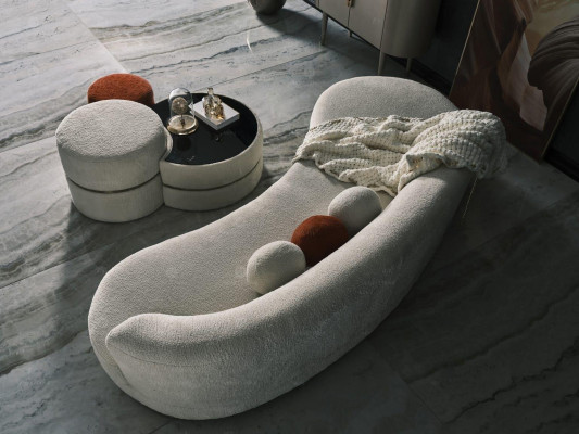 Skupina nánožníky Seat Pouf 3 kusů Set puff kávový stůl Ottomanský moderní stůl