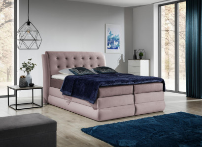 Boxspringová postel Design Dvojitá Hotel Moderní Postel Ložnice Chesterfield Nábytek