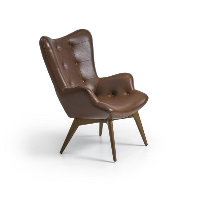 Hnědá židle Luxus Pohovky Obývací pokoj Nové Zařízení Design Moderní