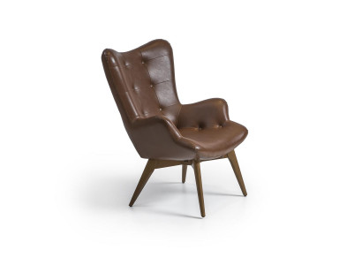 Hnědá židle Luxus Pohovky Obývací pokoj Nové Zařízení Design Moderní
