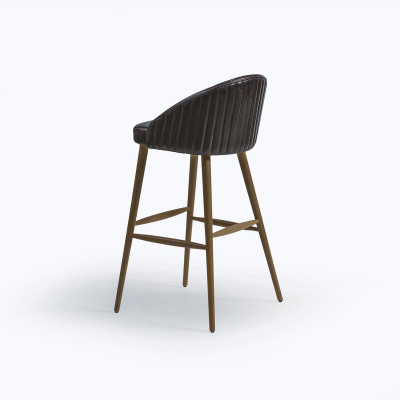 Barový stolec Skleněný černý Design Židle jídelního koutku Nový Nábytek