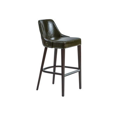 Barové židle Taburetó Hocker Design Barové židle Potah kůže Jídelní židle