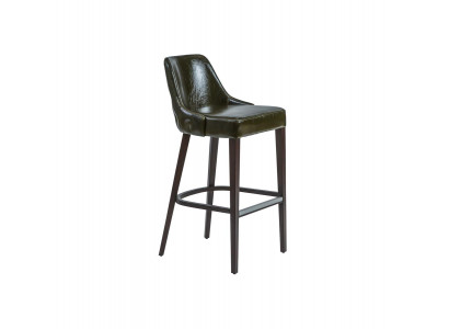 Barové židle Taburetó Hocker Design Barové židle Potah kůže Jídelní židle
