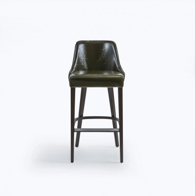 Barové židle Taburetó Hocker Design Barové židle Potah kůže Jídelní židle