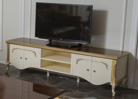 Sideboard TV skříň Lowboard skříň TV nábytek televizní stolek bílý Nový