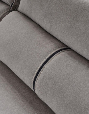 Luxus Garnitur Set Sofagarnitur 4+1 Sitzer Sofa Sofas Sessel Stoff 2tlg. Sets