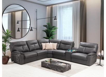 Designová L-shaped rohová sedací souprava Luxusní moderní vybavení šité nábytkem Nové