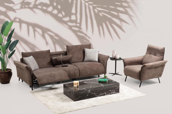 Nastavení obývacího pokoje pohovka gauč Designer Modern Sofagarnitur Luxus Sessel Neu