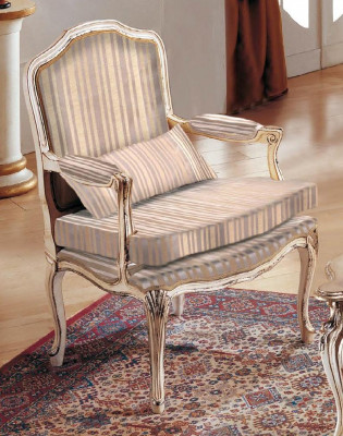 Křesla 1 osoby Sedací soupravy Sedadlo Tkanina Obývací pokoj Textil Luxus Thorn Nábytek Styly Elisa