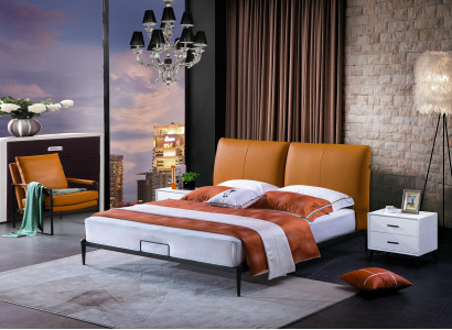 Klasická manželská postel designová luxusní postel moderního stylu. nová 180x200cm