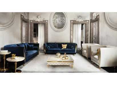 Sofa set Sofa Couch 3 + 2 + 1 obývací pokoj Designový nábytek Klasický