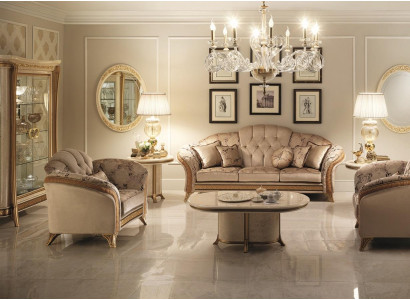 Sofa souprava 3+2+1 místná židle obývací sofa Arredoclassic set sedaček.