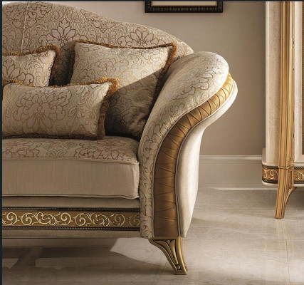 Sofa souprava 3+2+1 místná židle obývací sofa Arredoclassic set sedaček.