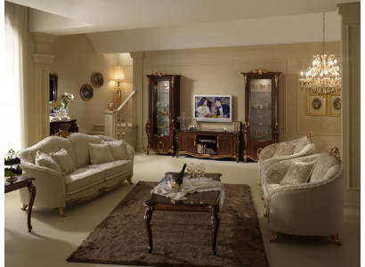 Sofa set 3+3 místný látkový gauč se sedadly Sedací souprava pohovky Couch arredoclassic