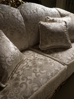 Sofa set 3+3 místný látkový gauč se sedadly Sedací souprava pohovky Couch arredoclassic