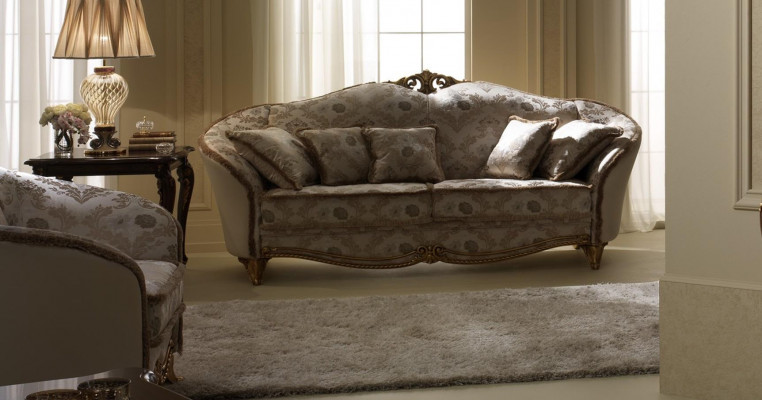 Sofaová sestava 3+1 Místná klasická obývací sedací souprava gauč a pohovky potahovaná pohovka.